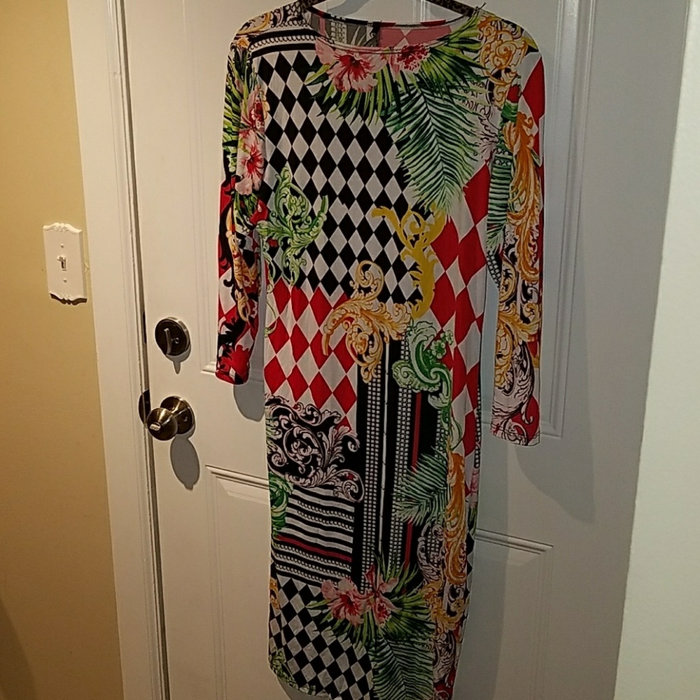 Plus Size Queen/Checker Dress