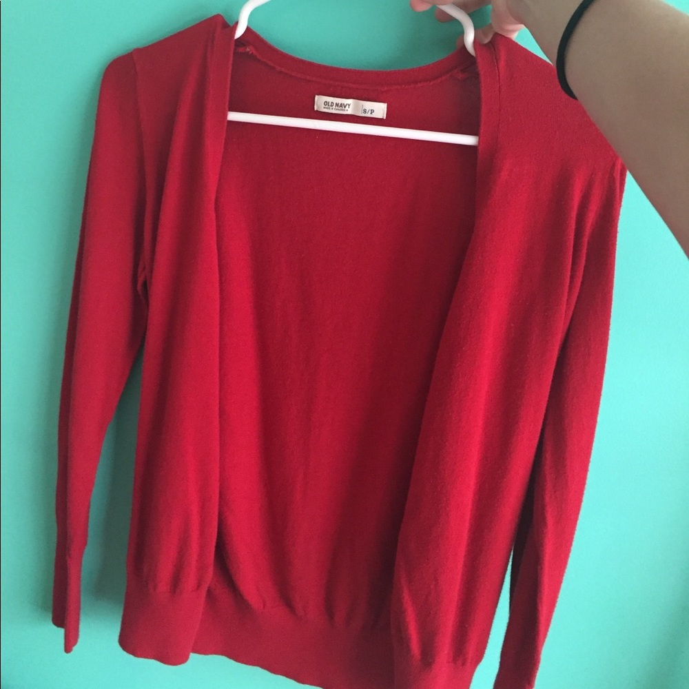 Super cute original light red sweater