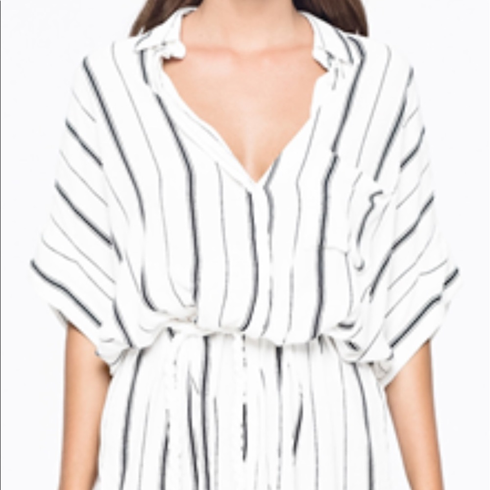 Faithfull the brand shirt dress NWOT size small