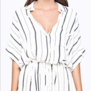 Faithfull the brand shirt dress NWOT size small