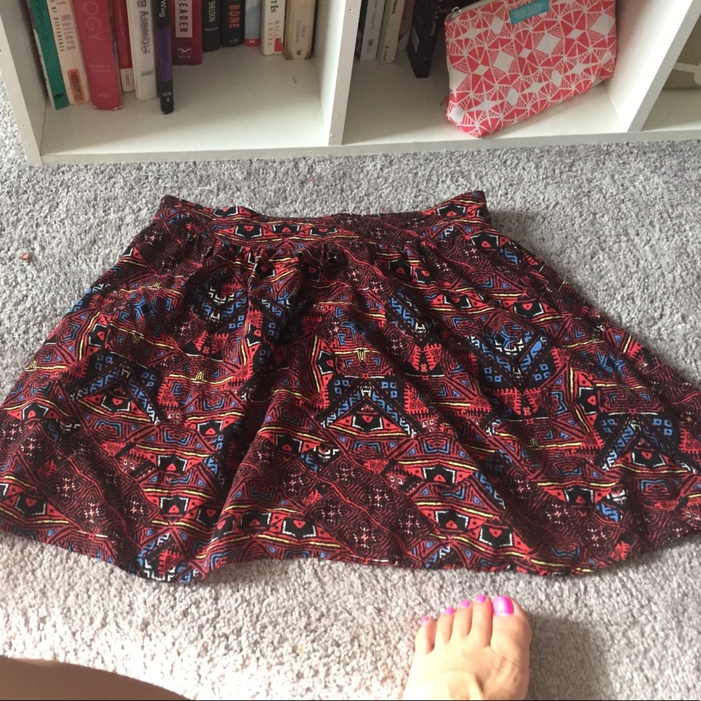 Tribal print skirt