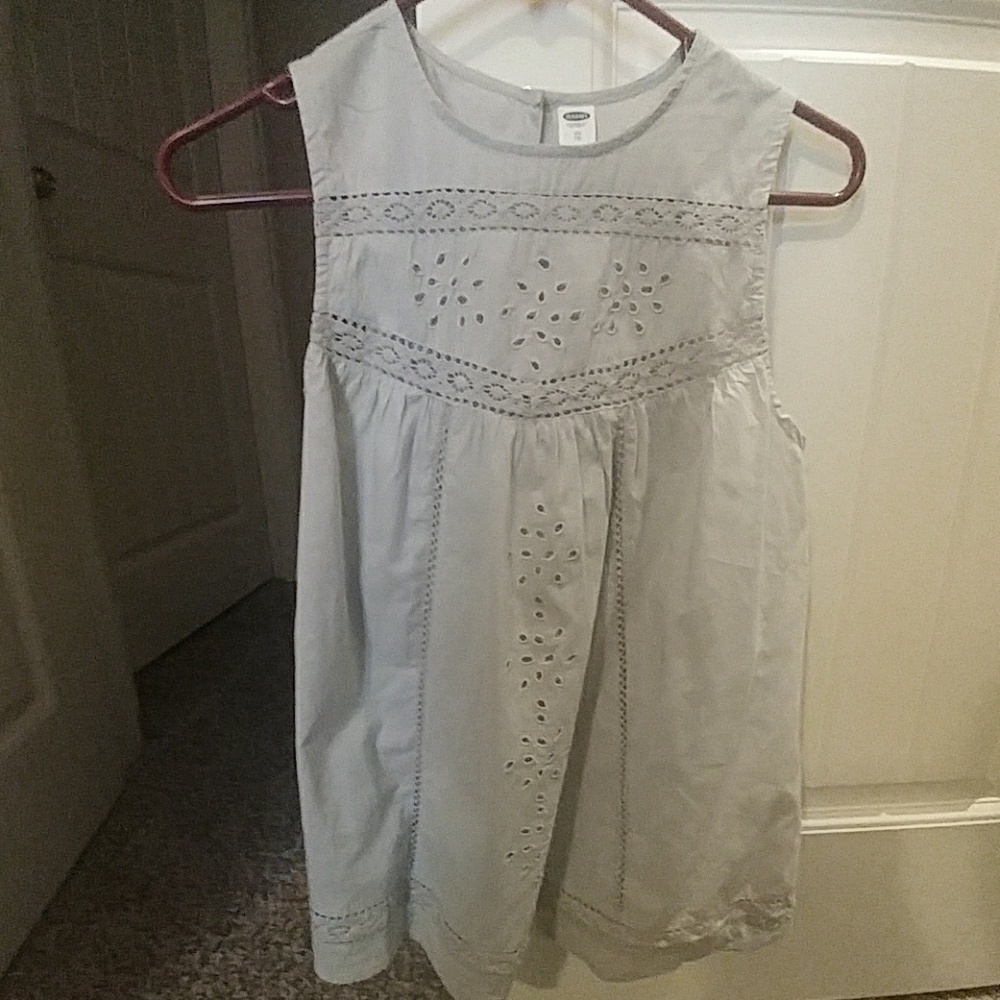 Old Navy Gray Baby Doll Top