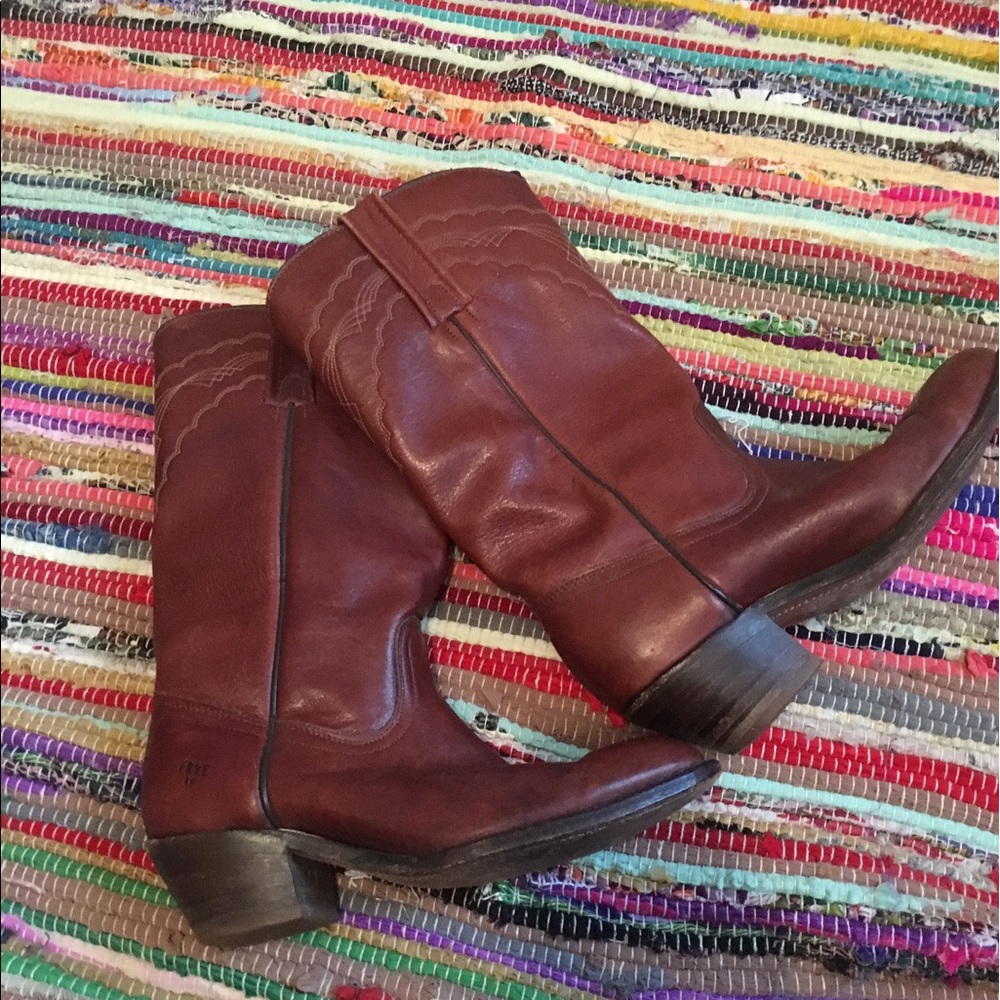 Vintage Frye Western Boot