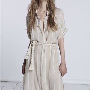 Faithfull the brand shirt dress size small