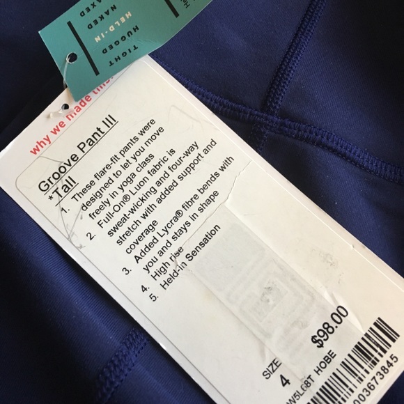 NWT ๐๐Lululemon Groove Pant III - Inseam 35" - Picture 4 of 5