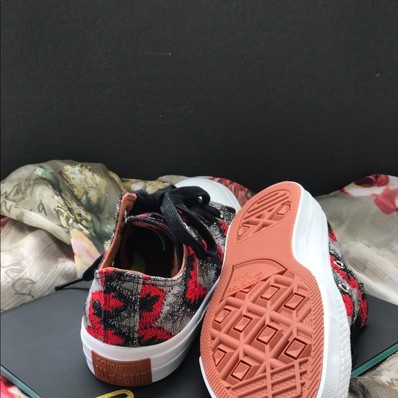 Converse x Missoni Ctas || OX Red Canvas Women’s - Picture 9 of 10