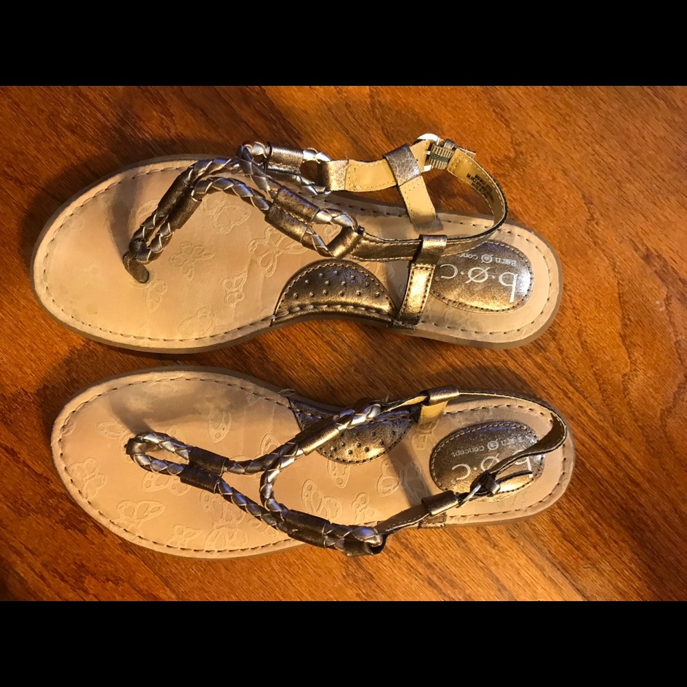 BOC silver/gold sandals