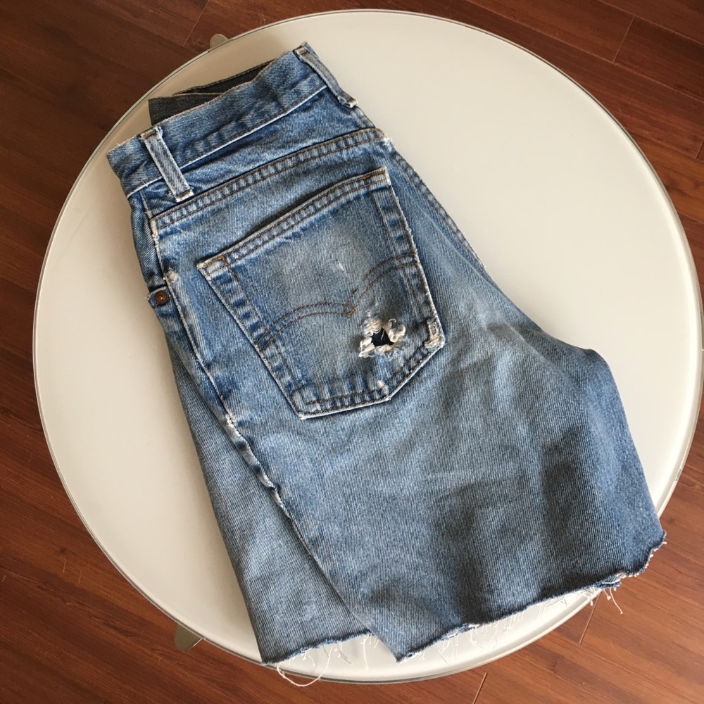 Levi's denim shorts