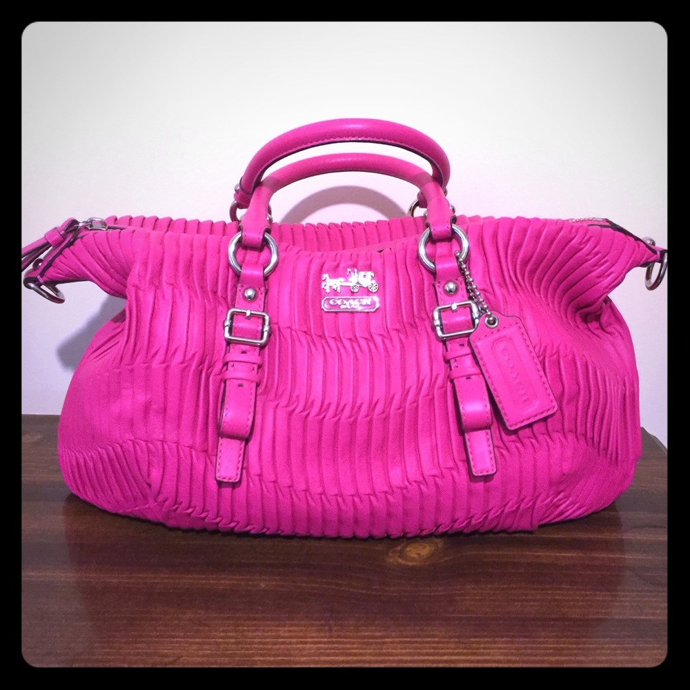 🔥FINAL PRICE 🔥 COACH pink Madison satchel