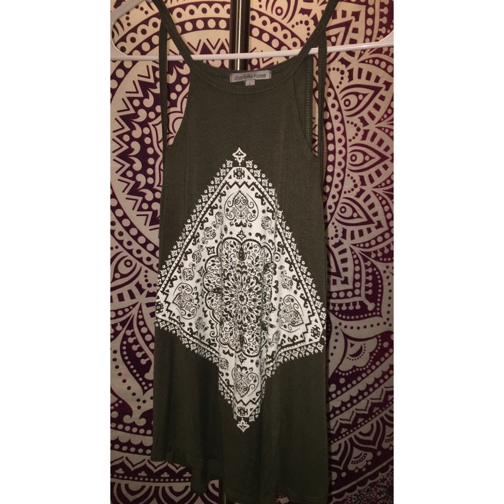 *BOGO FREE* Charlotte Russe Graphic Tank Top Small