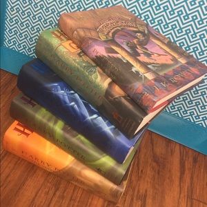 HARRY POTTER⚡️ (Hard Cover) books 1,4,5,6,and,7