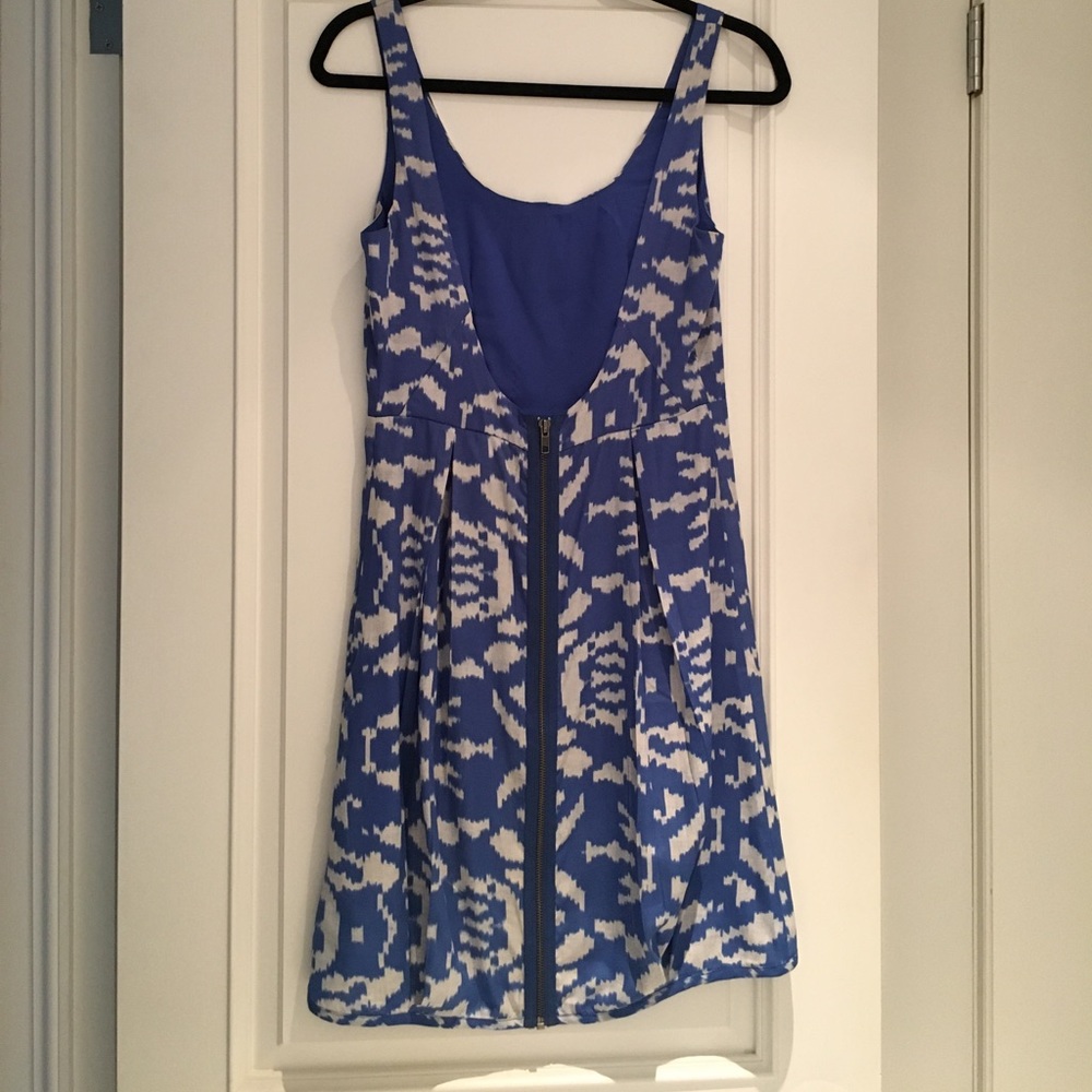 Urban Outfitters blue zip back dress - Picture 3 of 3