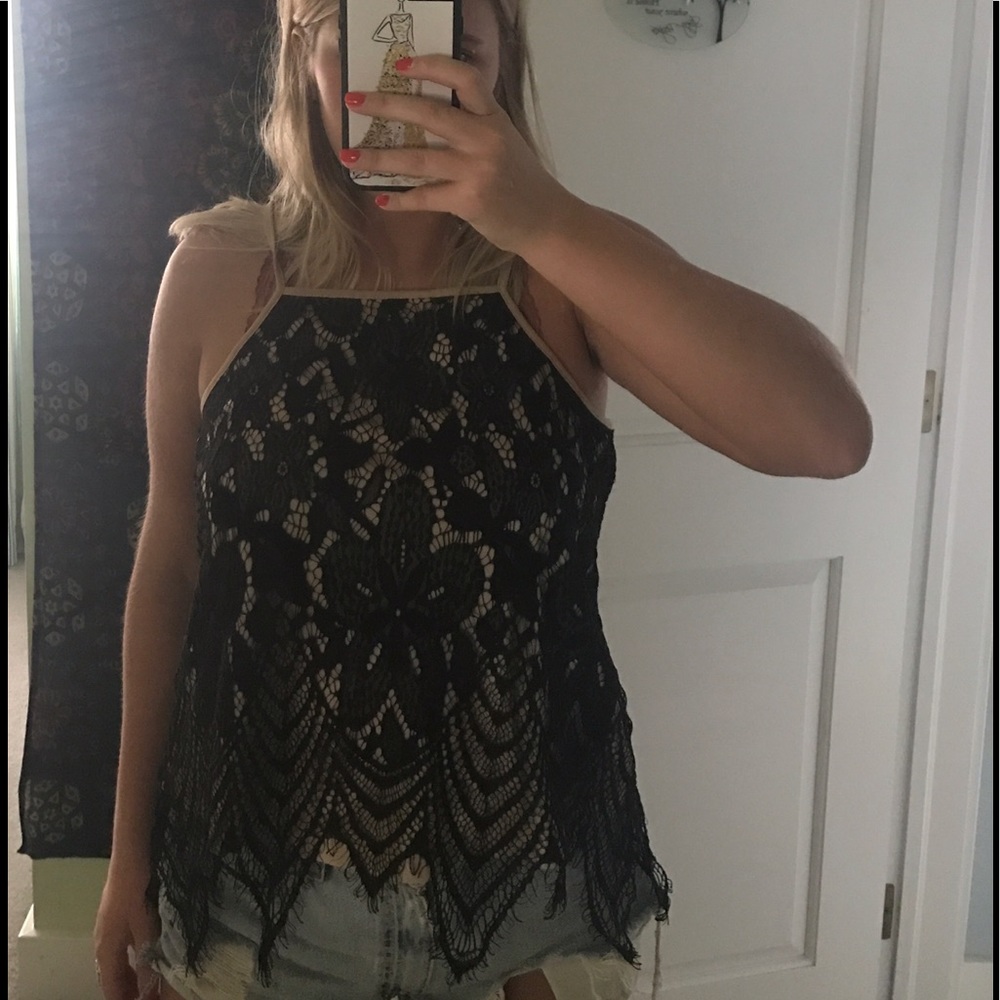 Lace tank