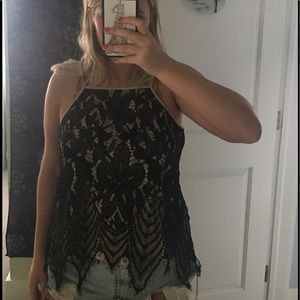 Lace tank