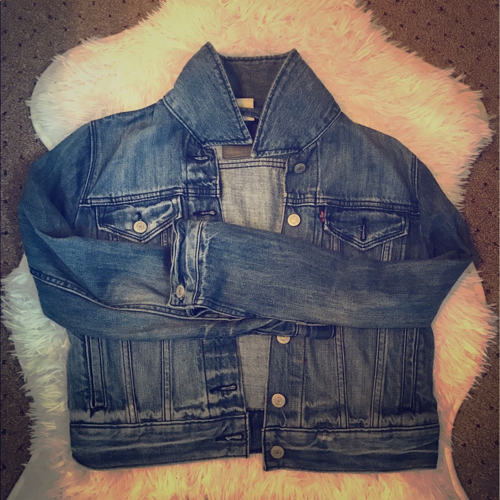Levi's denim jacket.