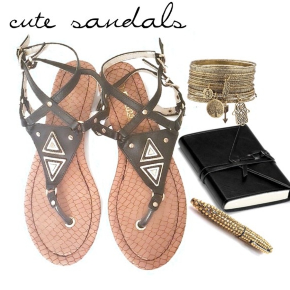 Ethnic Embroidered Sandals