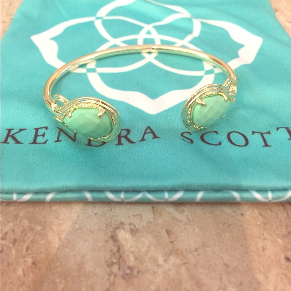 Kendra Scott mint green cuff