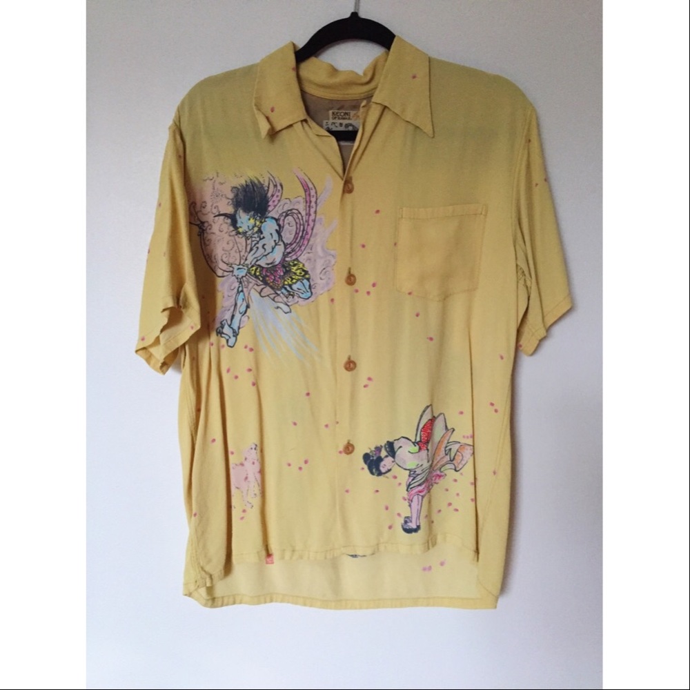 vintage monk button down
