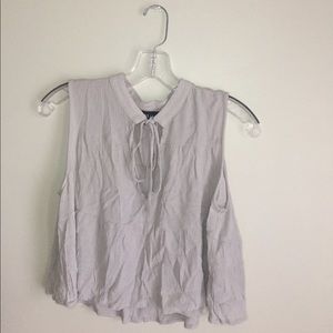 WetSeal Tie Neck Crop Top