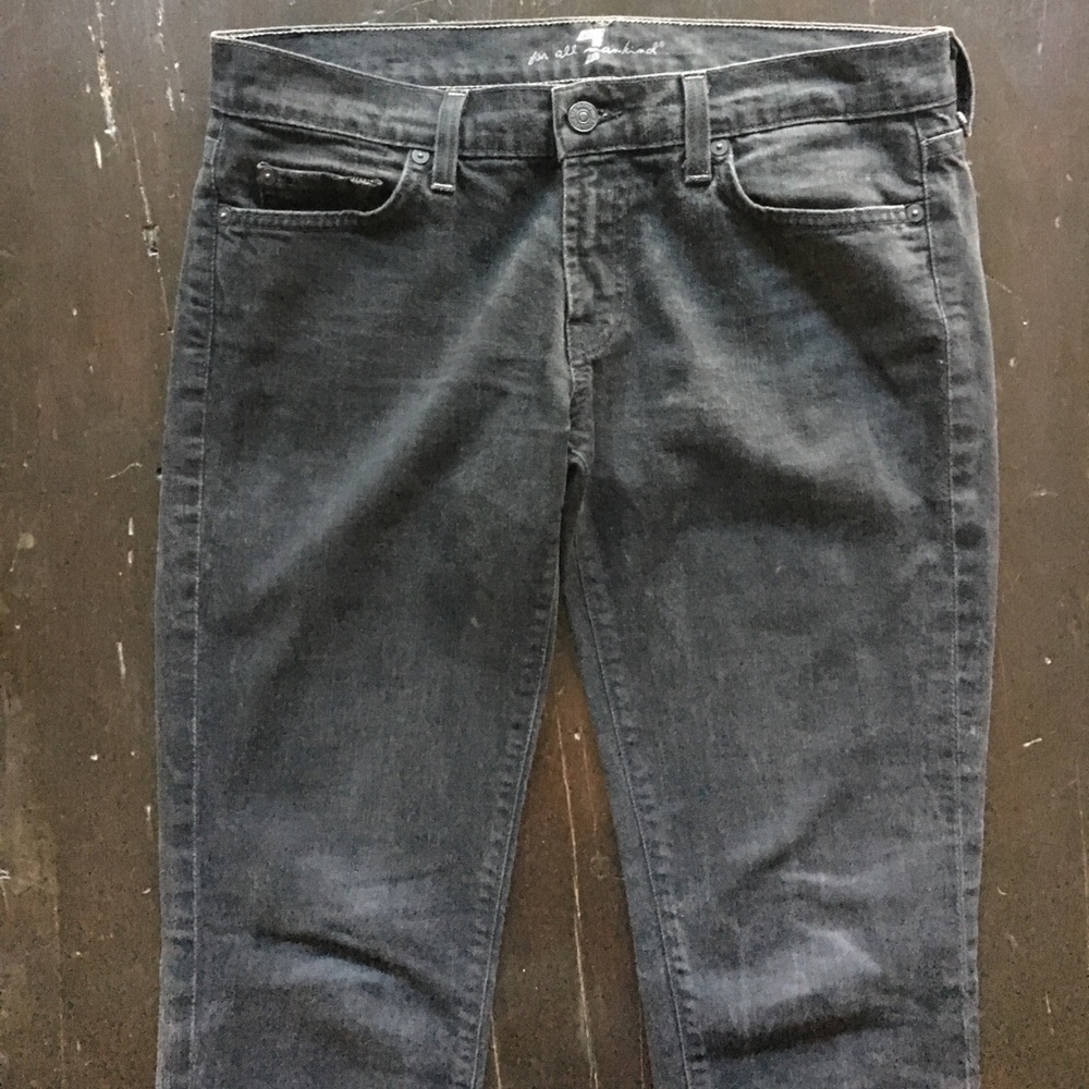 7 for all mankind black jeans