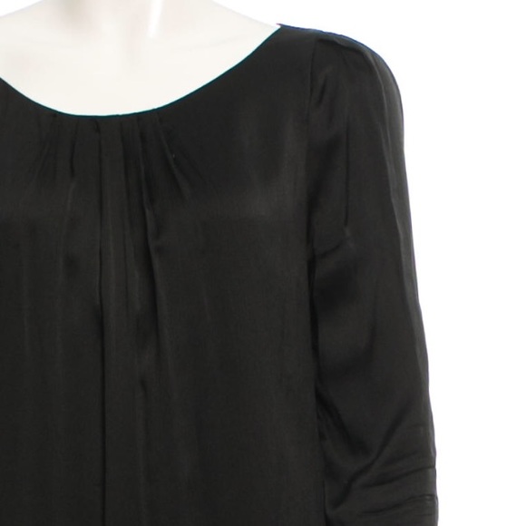 Silk DVF Shift Dress - Black Size 10 - Picture 3 of 3