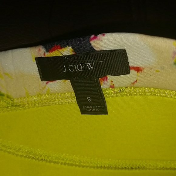 NWT! J Crew floral neoprene skirt size 8 - Picture 6 of 8