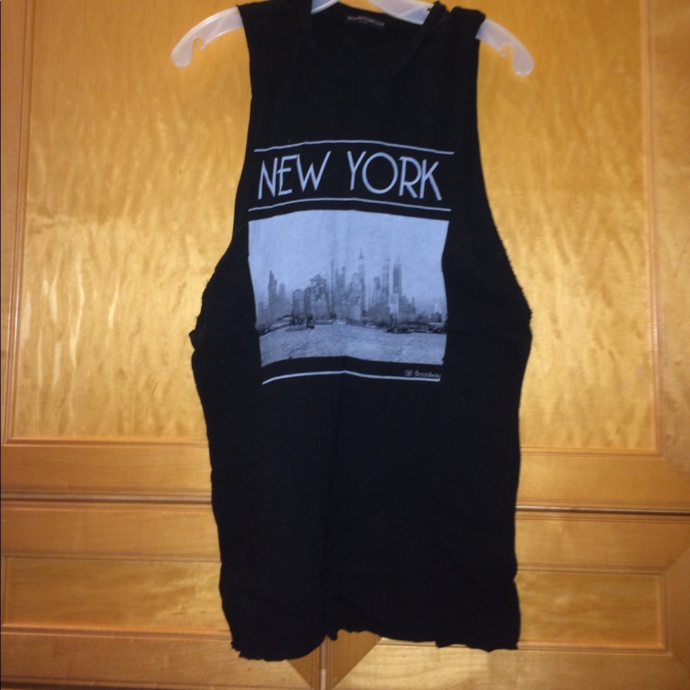 Brandy Melville New York muscle tee