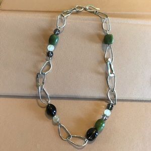 Silpada smoky quartz and silver necklace