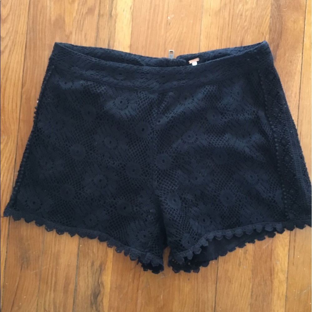 Free People crochet shorts
