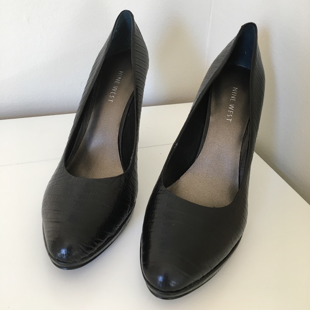 Nine West heals - black leather