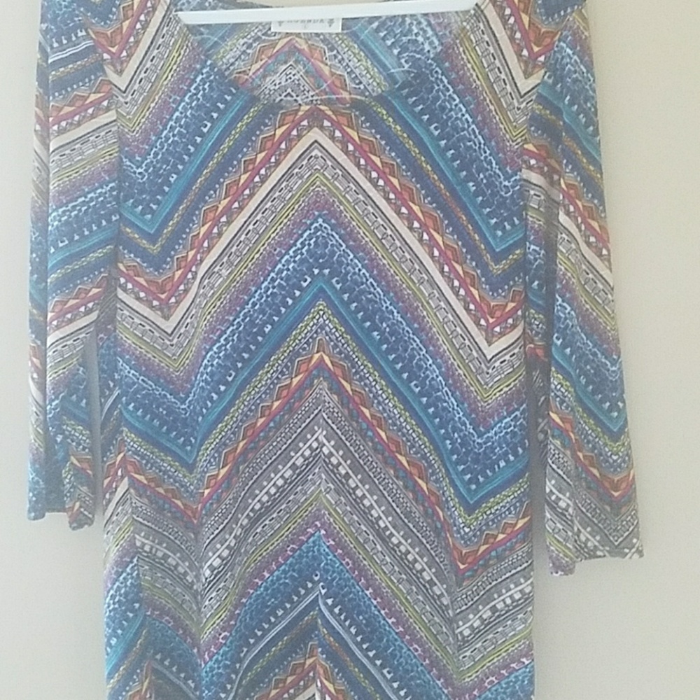 Multi-colored tunic