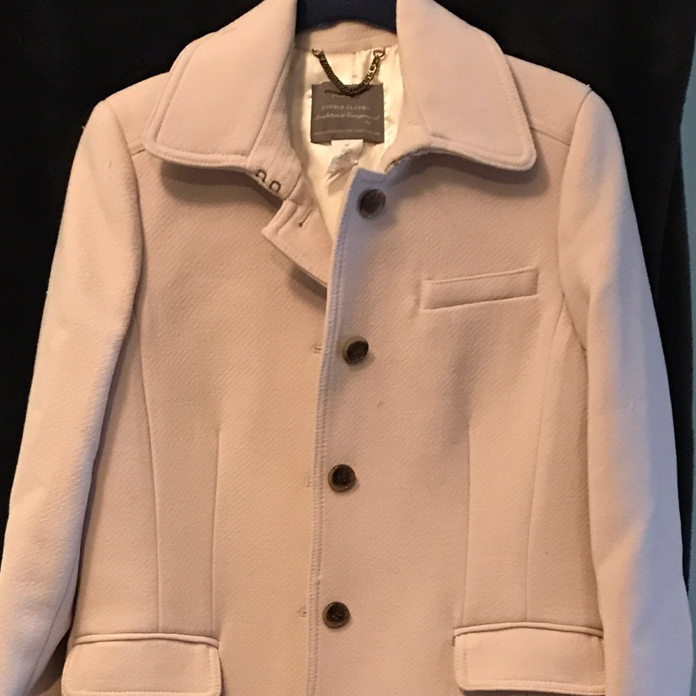 JCrew Lady day coat in white size 8 Tall