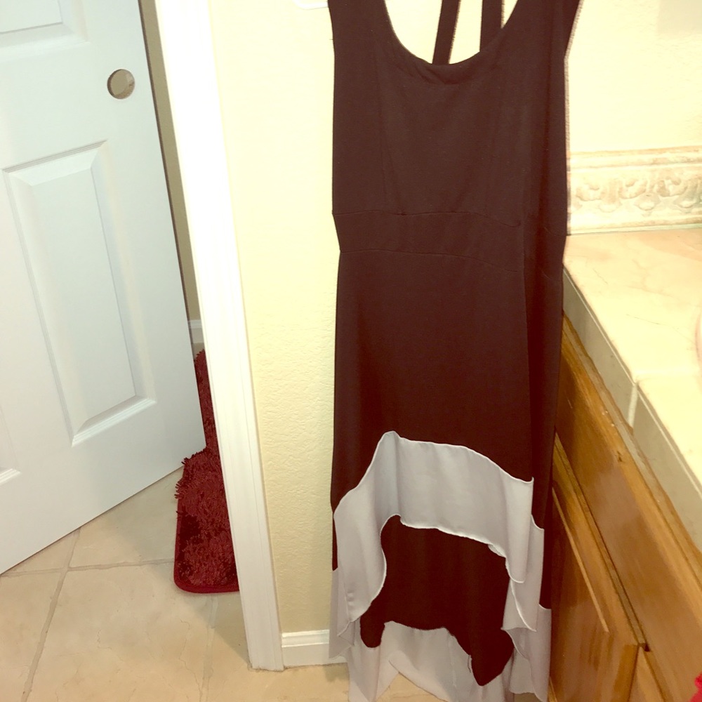 Black and white dress