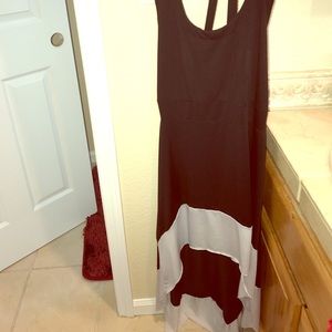 Black and white dress