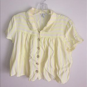 Forever21 Stripes Babydoll Top