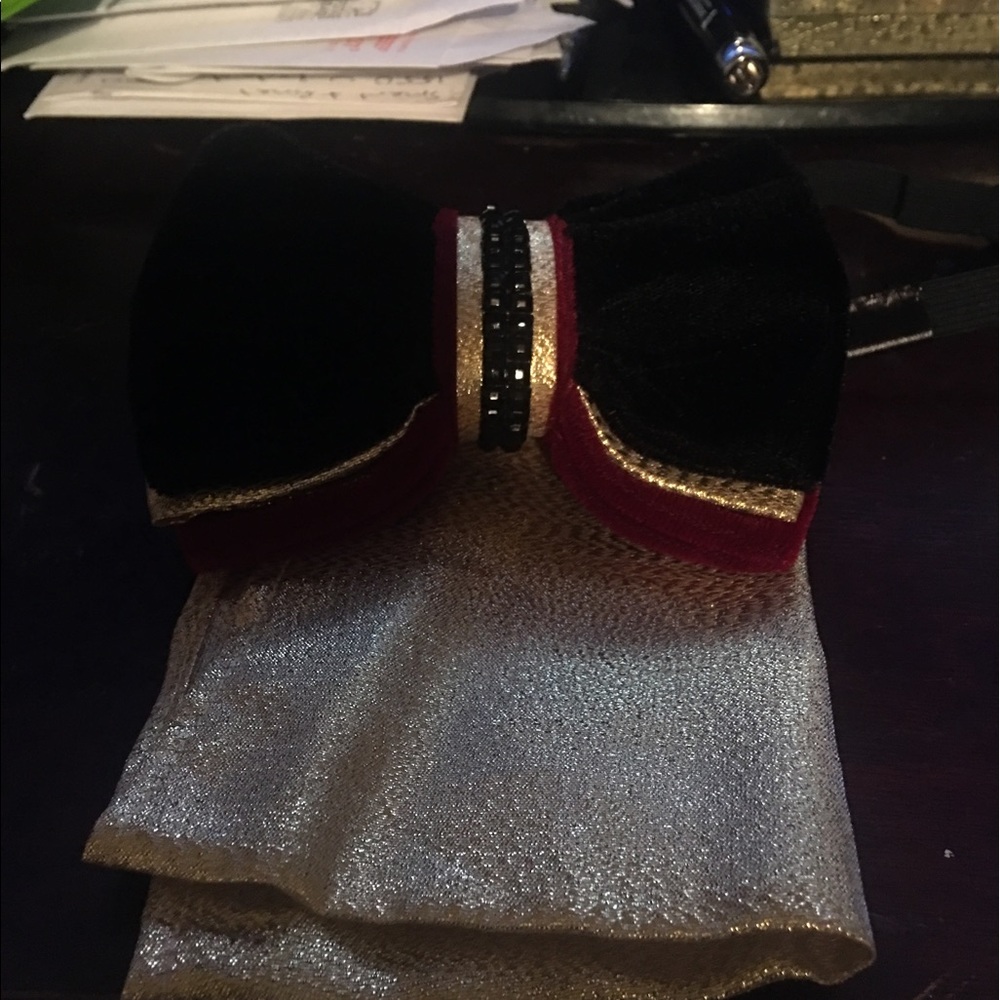 Bow tie and handkerchief