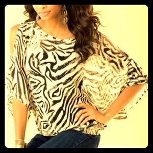 New wot brown Zebra print shirt!