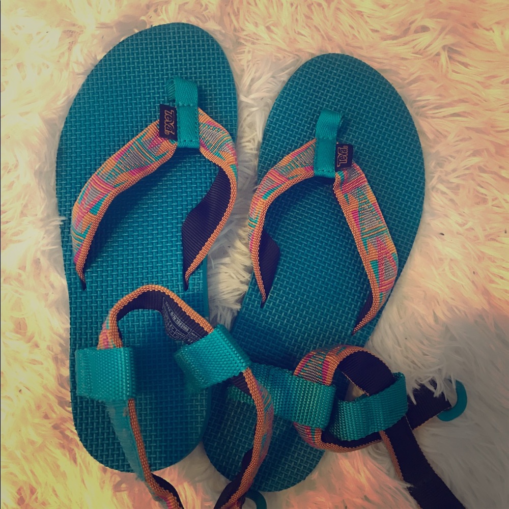 TEVA sandals.