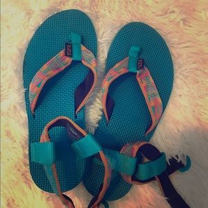 TEVA sandals.