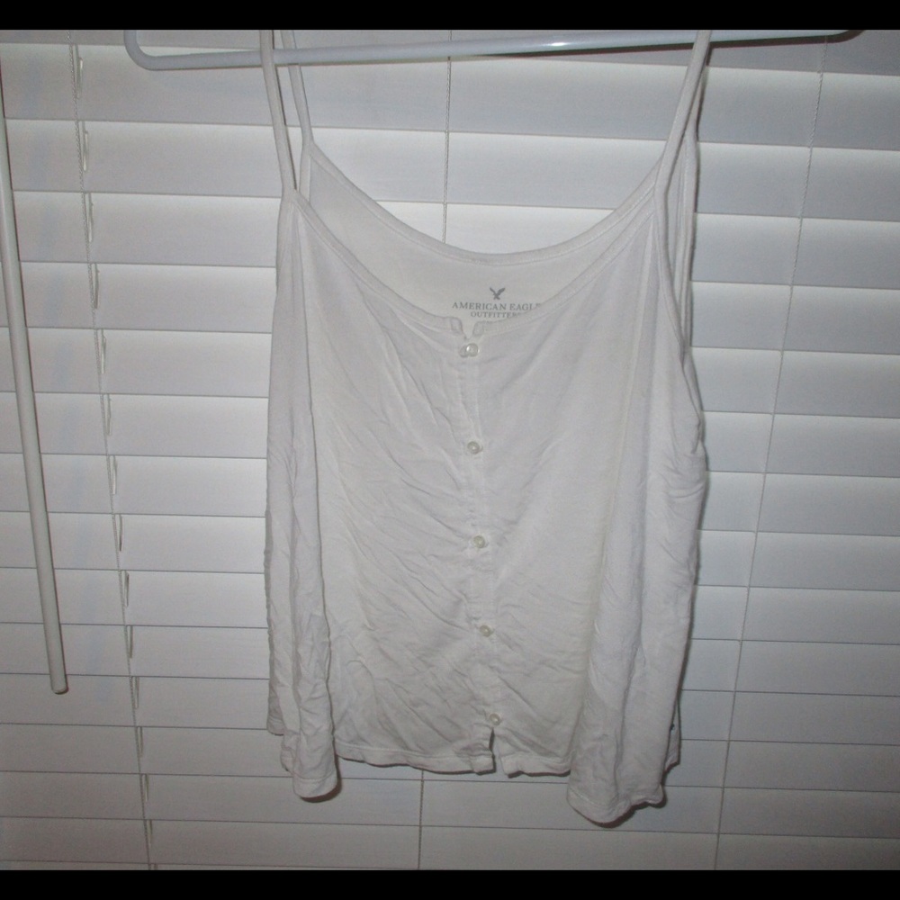 American eagle white tank