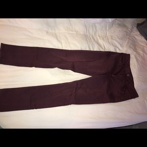 Maroon american eagle jeans