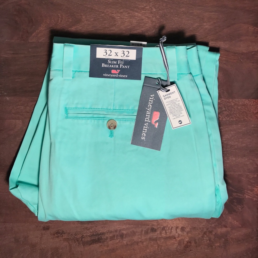 Vineyard Vines Slim Breaker Pant Solid Marina