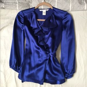 Diane Von Furstenberg silk blouse!