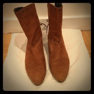 Stuart Weitzman Suede Booties