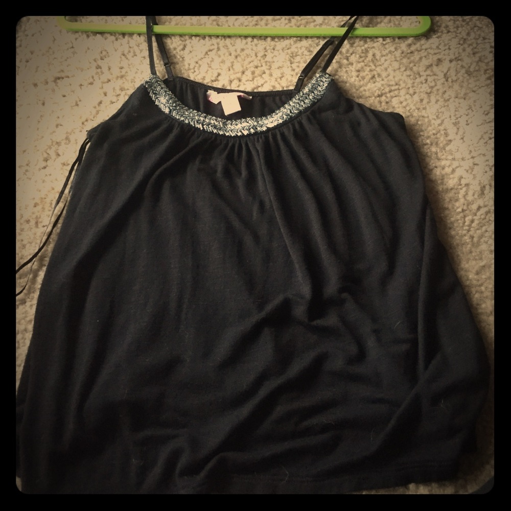 Flowy Black Tank