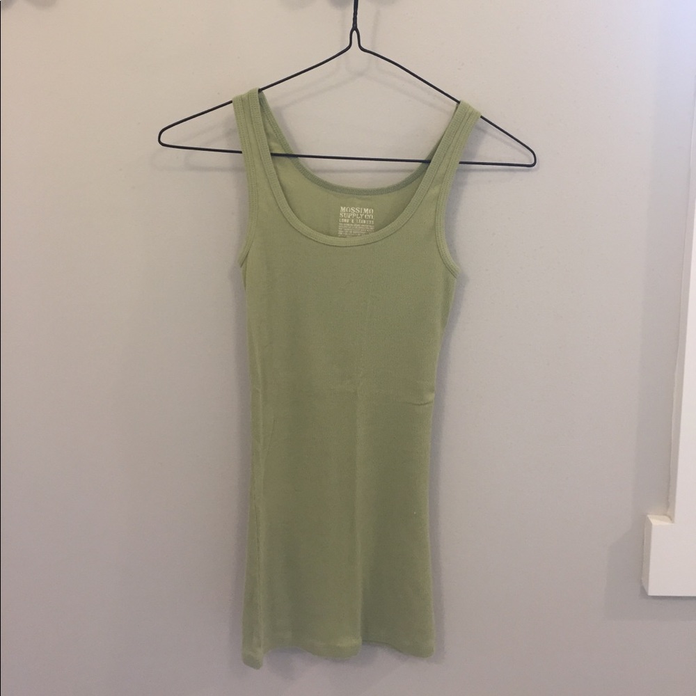 Green summer tank