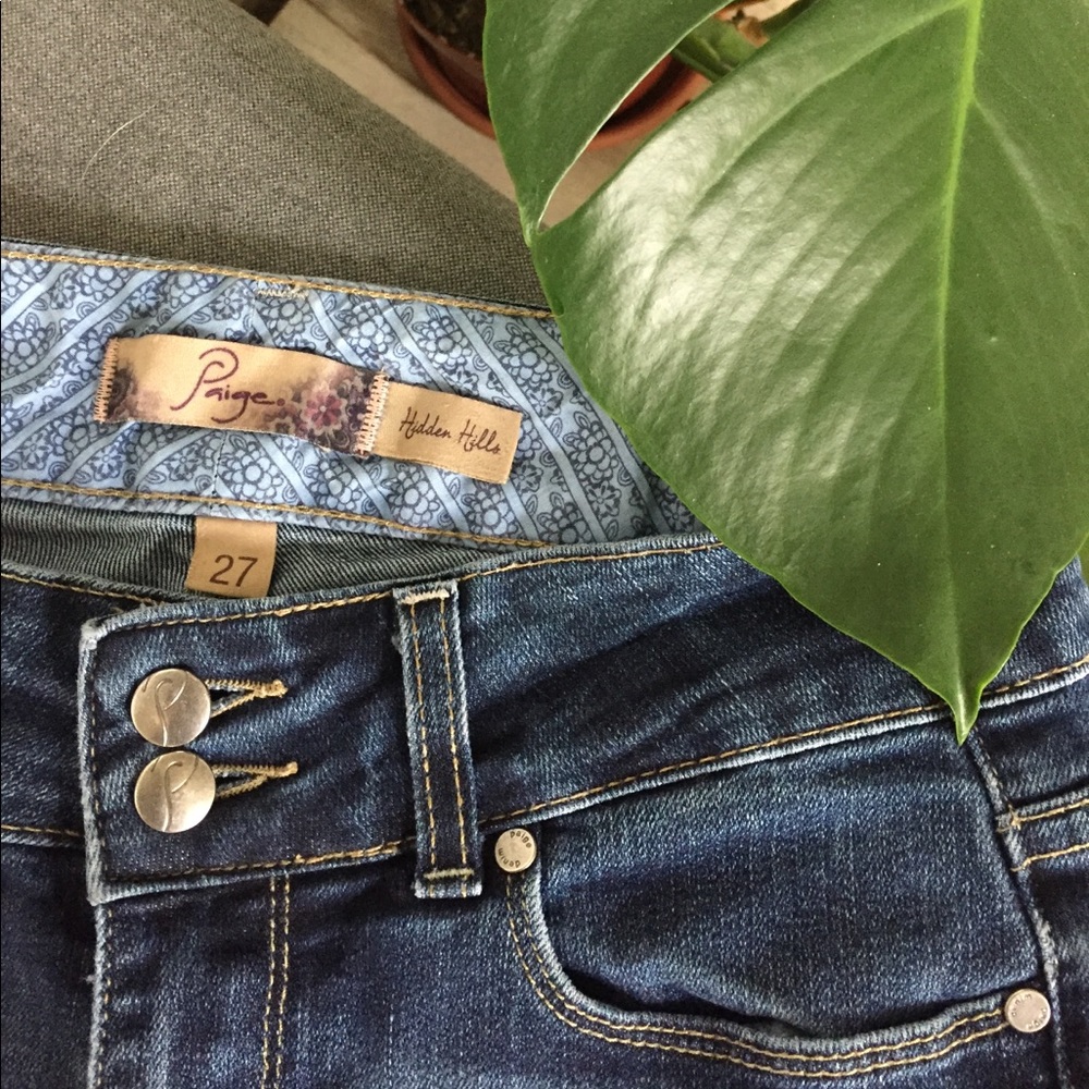 Paige designer denim bootcut jeans size 27