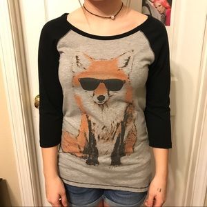 Cool Fox Quarter Sleeve