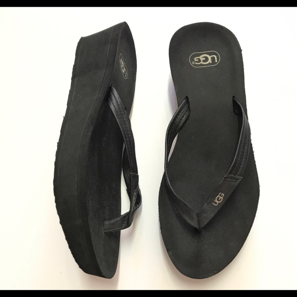UGG Black Flip Flops
