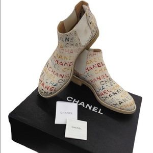 Chanel Pri Toile Multi Boots